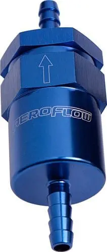 Af610-06 30-Micron Billet Aluminum Fuel Filter With 3/8" Inlet/Outlet 1