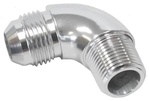 Af522-16S 90° Npt-To-An Full-Flow Adapter: 1" Npt To -16An 1
