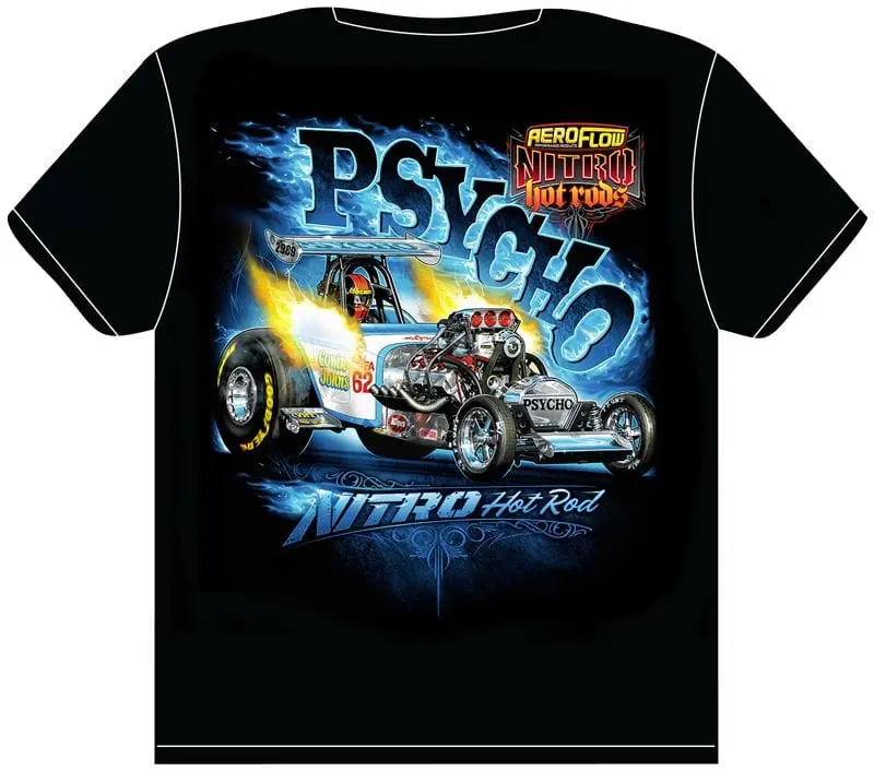 Psycho' Nitro Hot Rod Graphic T-Shirt (Xl) 1