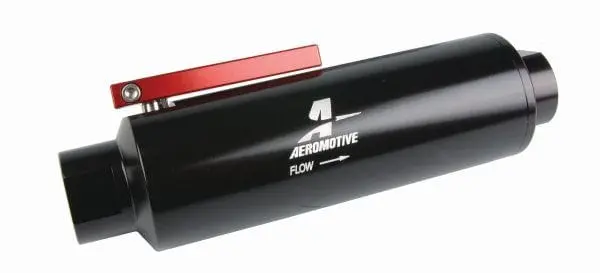 100-Micron Inline Fuel Filter With Integrated Shut-Off Valve 1