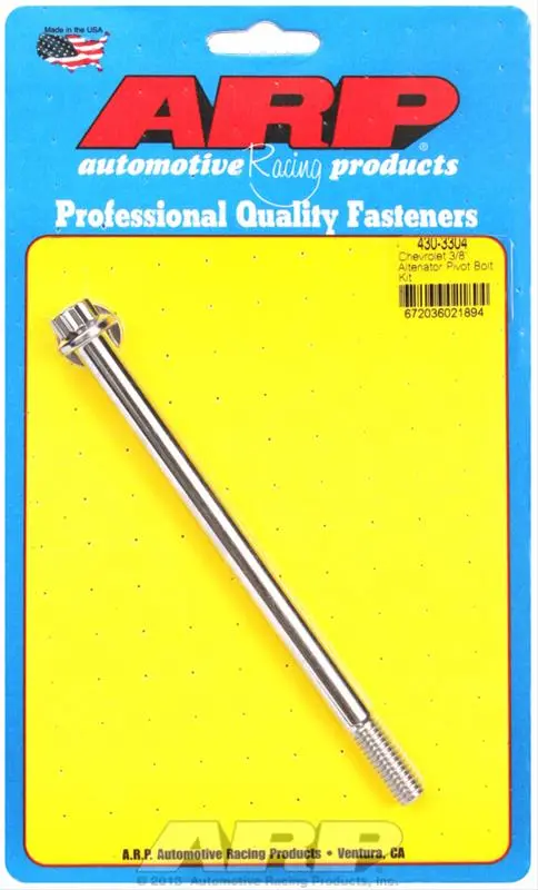 Arp 430-3304 Alternator Bracket Mounting Bolt Kit 1