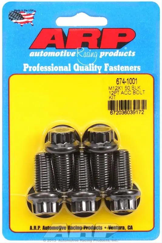 Arp Chromoly Steel Socket Head Cap Screws – High-Strength Fasteners (674-1001) 1