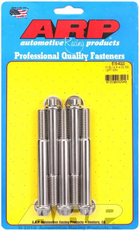Arp 616-4000 Stainless Steel High-Strength Bolt Kit 1