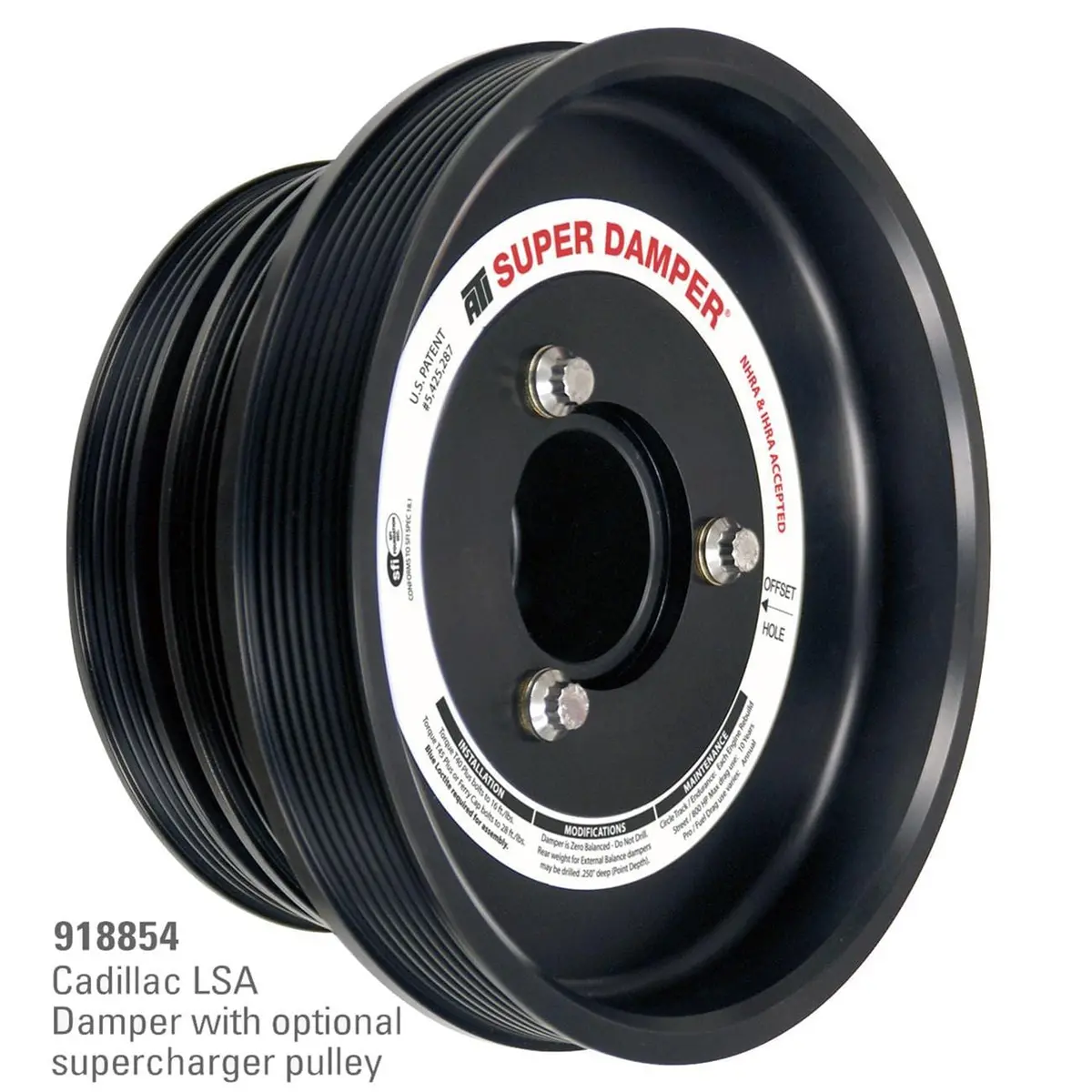 Ati 918854 Serpentine-Series Super Damper Harmonic Balancer 1