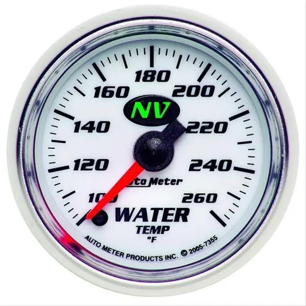 Autometer Nv Series Analog Performance Gauge – 2-1/16" Diameter (7355) 1