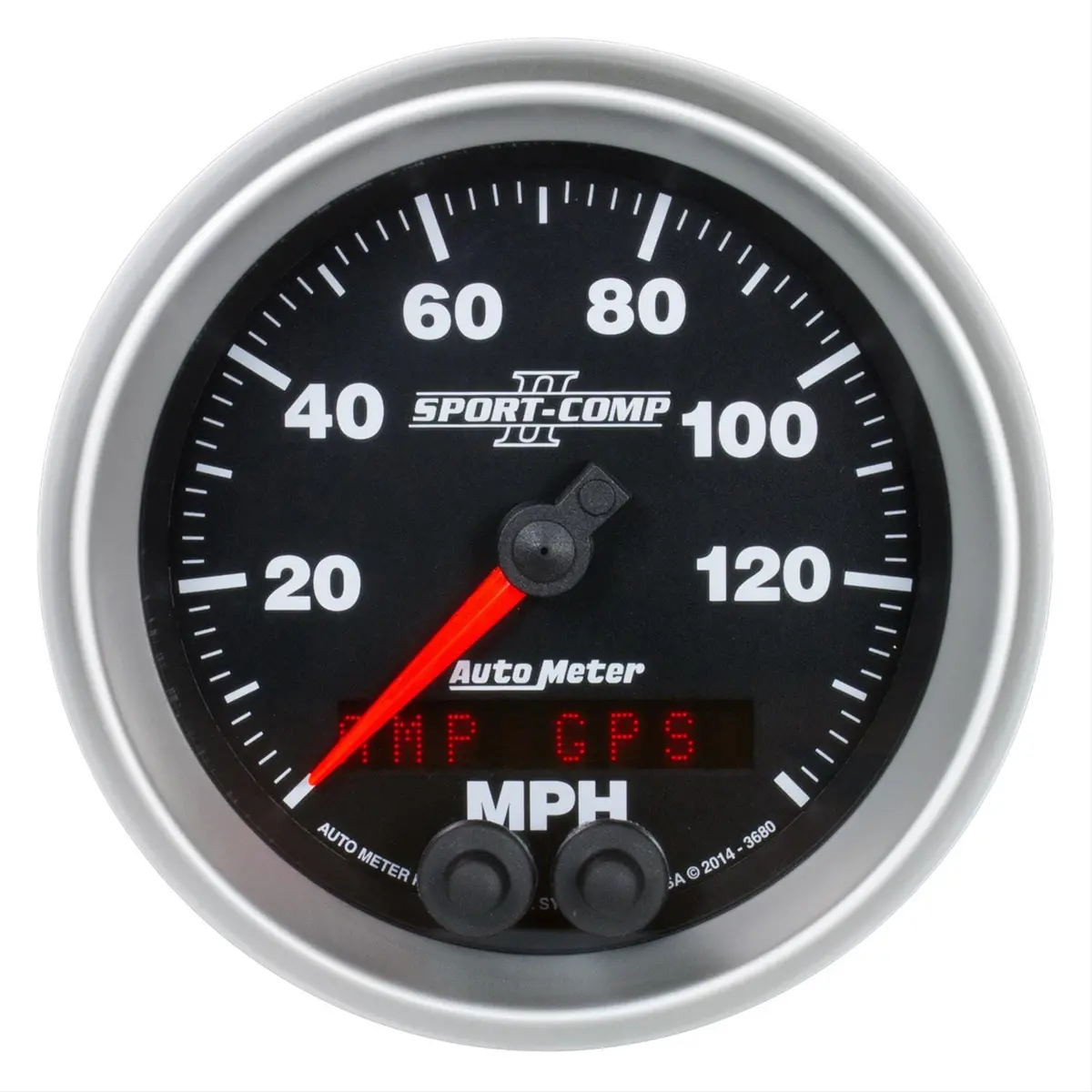 Autometer Sport-Comp Ii Mechanical Speedometer With Odometer 1