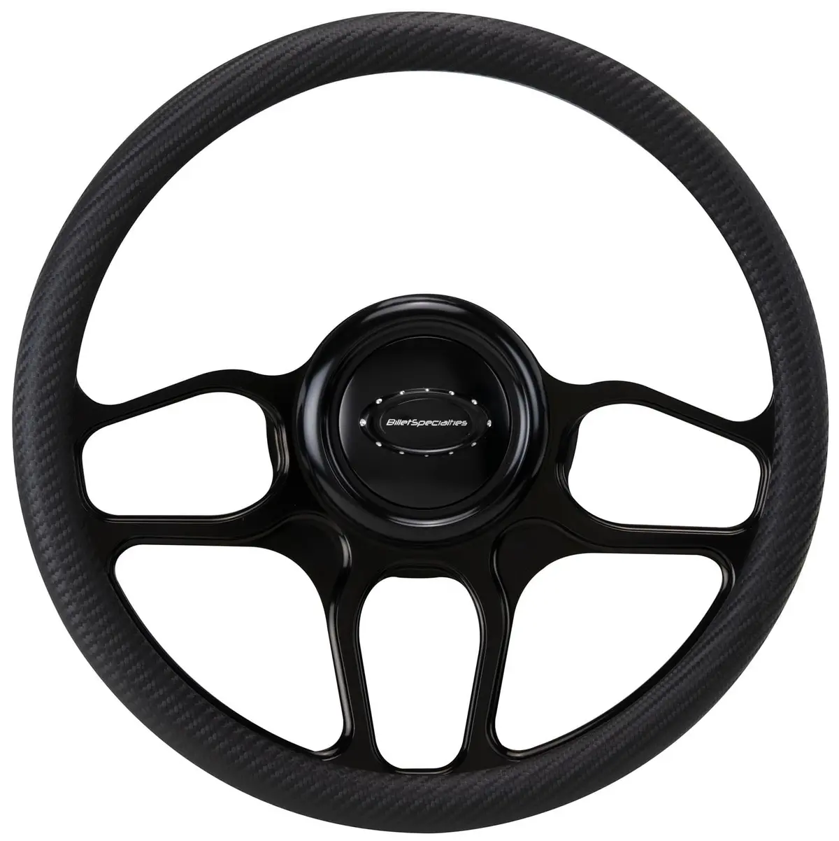 Billet Specialties Black Leather-Wrapped Steering Wheel Cover Kit (Blk30102) 2