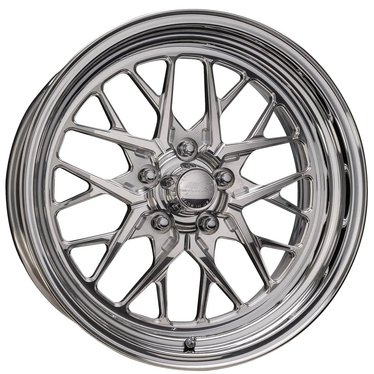 Billet Specialties Rs-Series Street Wheels – 17X7", 5X4.5, Brushed Aluminum Finish (Rs07270) 1