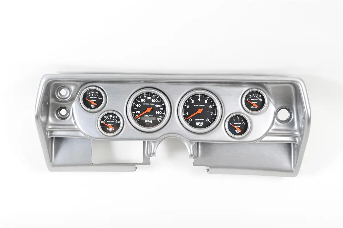 Classic Thunder Road Custom Instrument Panel – Pre-Configured With Autometer Gauges (102680512) 1
