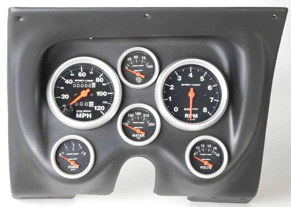 Classic Thunder Road Instrument Panel With Autometer Gauges (410671611) 1