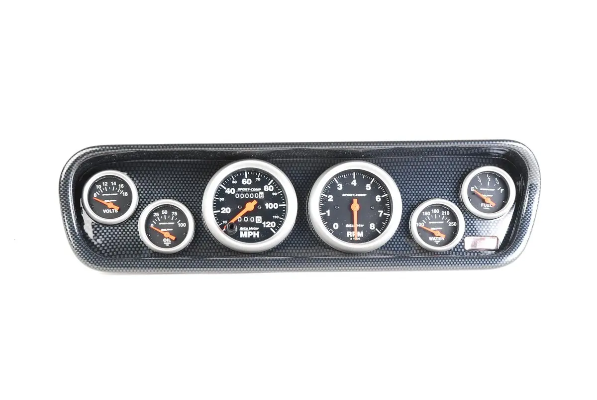 Classic Thunder Road Instrument Panel With Autometer Gauges – 612640813 1
