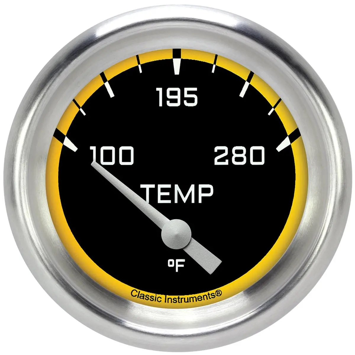 Classic Instruments Ax226Yapf-04 Yellow Series Auto Cross Gauge Set 1