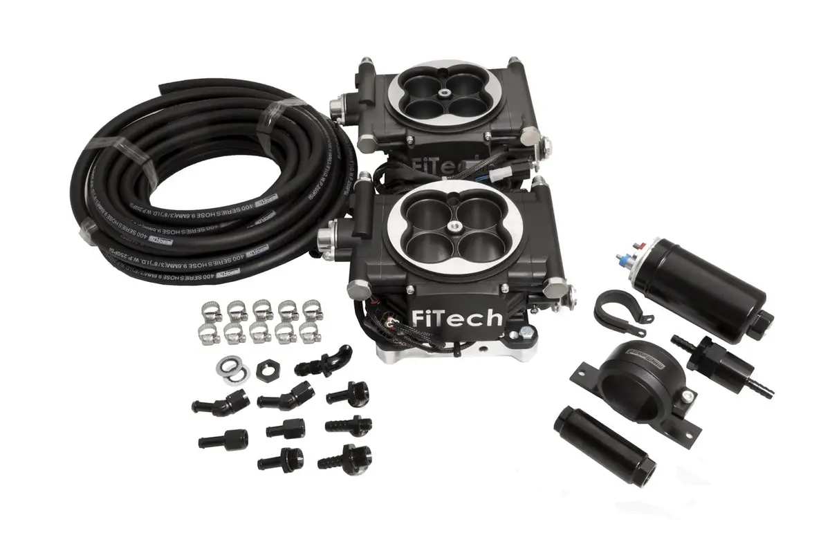 Fitech Go Efi Dual 4-Barrel Fuel Injection System – 625 Hp Master Kit (Model 31062) 1