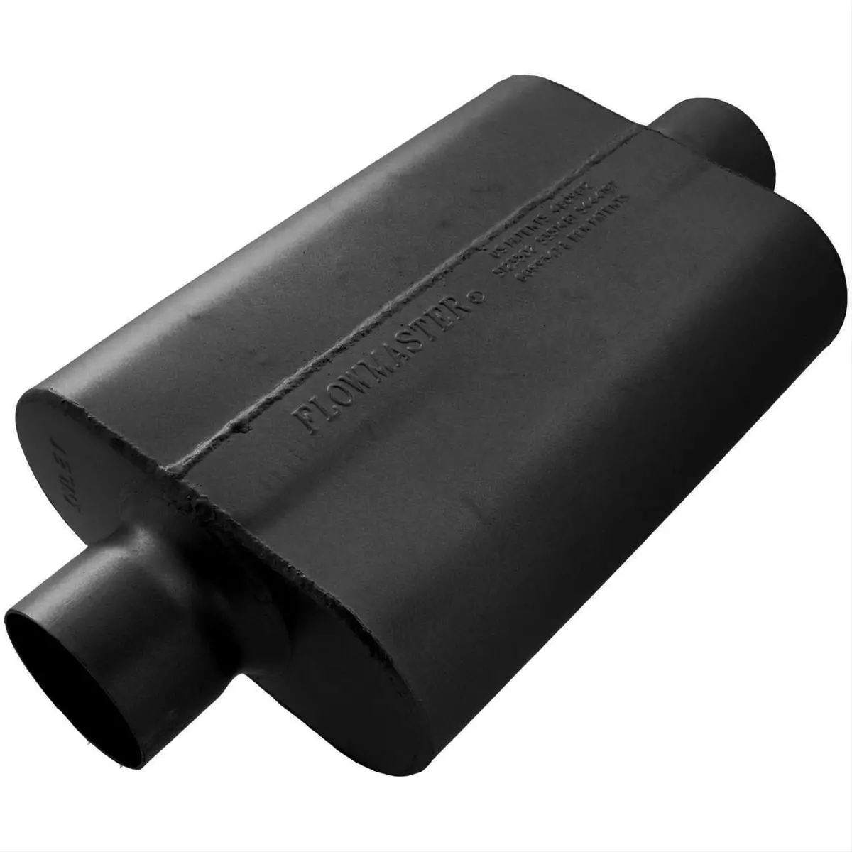 Flowmaster 40 Series Delta Flow Muffler – Dual Exit, Aggressive Tone (943040) 1