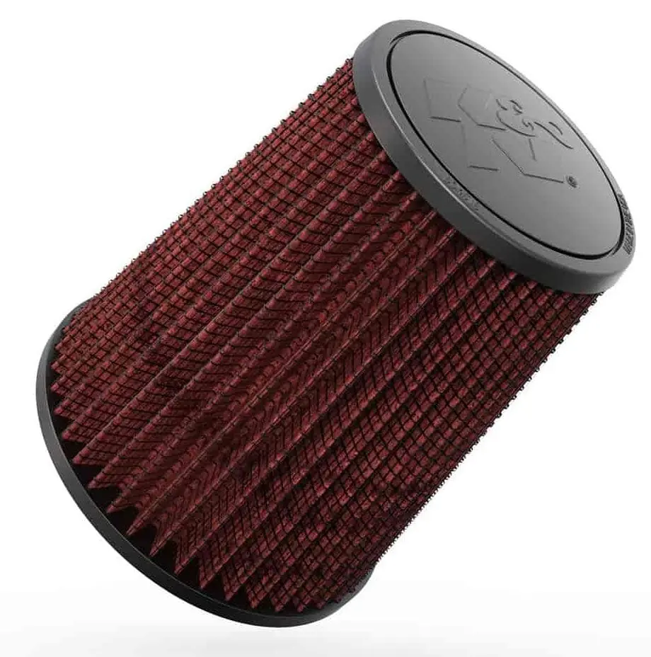 K&N Universal Clamp-On Air Filter For 4" (102 Mm) Intake Knrf-1015 1