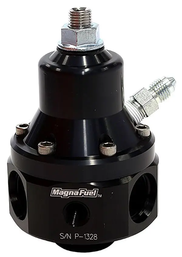Magnafuel Four-Port Efi Fuel Pressure Regulator With 1:1 Boost Reference – Black (Wimp9940-B-Blk) 1