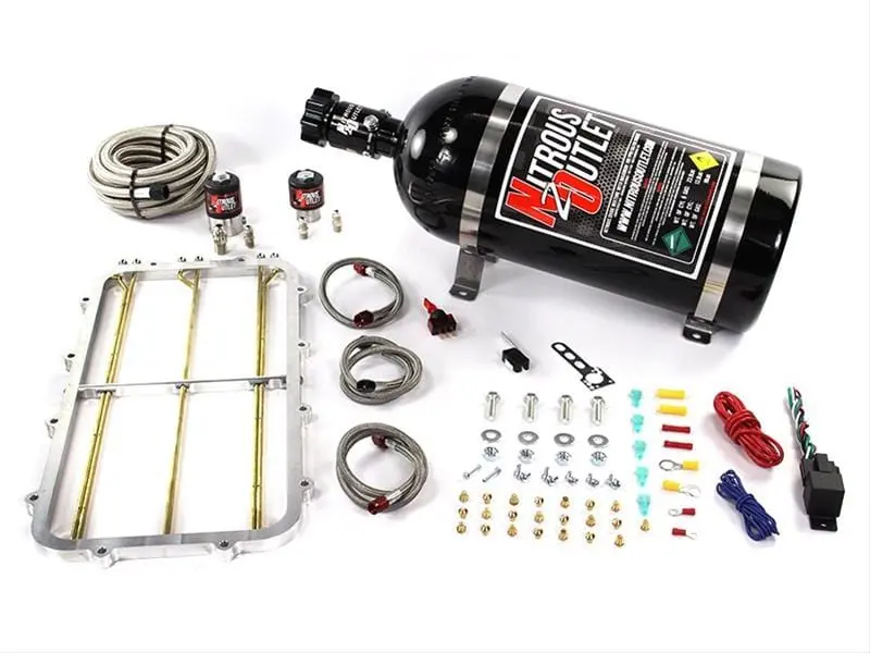 Nitrous Outlet Holley Hi-Ram Nitrous Spacer Plate Kit – Model 00-10183-00 1