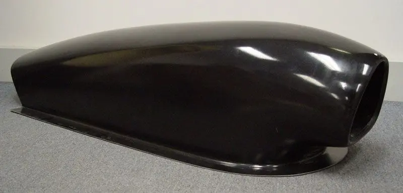 Fiberglass Pro-Style Bonnet Scoop – Lightweight Aerodynamic Hood Intake 1