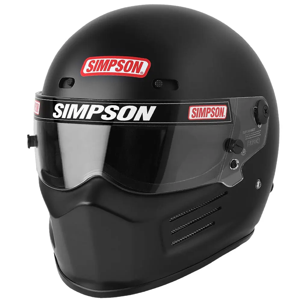 Bandit Sa2020 Dot-Certified Motorcycle Helmet – Matte Black Finish (Si7200038) 1