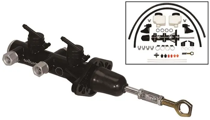 Wilwood 260-15491-Bk Tandem Remote Master Cylinder Assembly 1