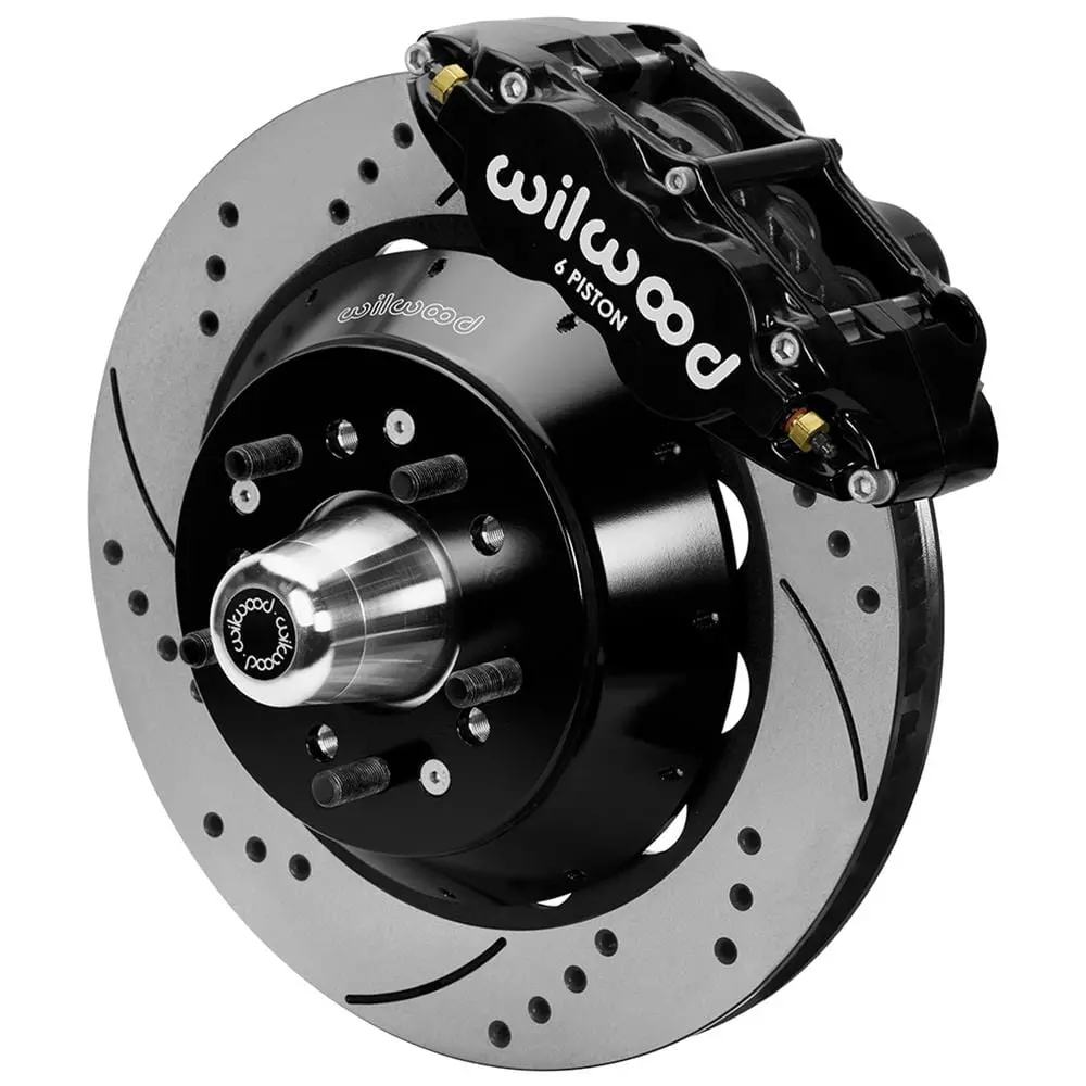 Wilwood 140-16496-D Forged Narrow Superlite 6R Big Brake Front Kit – Track-Ready Setup 1