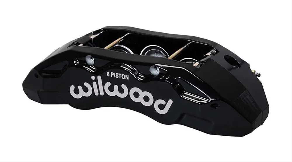 Wilwood 120-13816-Bk Tx6R Forged Radial-Mount 6-Piston Caliper (Black) 1